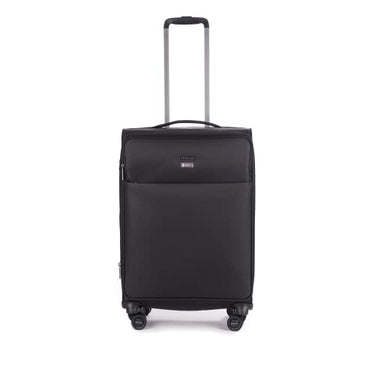 Stratic Light + Koffer Weichschale Reisekoffer Trolley Rollkoffer mittelgroß, TSA Kofferschloss, 4 Rollen, Erweiterbar, im Sale